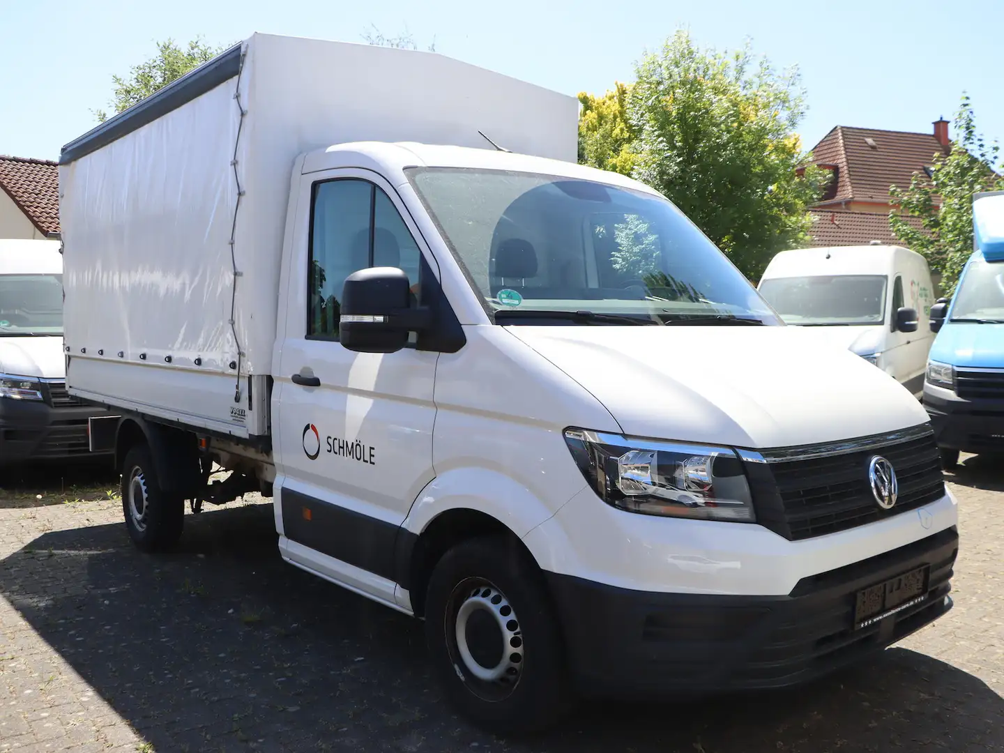 Volkswagen Crafter Pritsche+ PLANE 35 MITTELLANG / NAVI-DM Weiß - 1