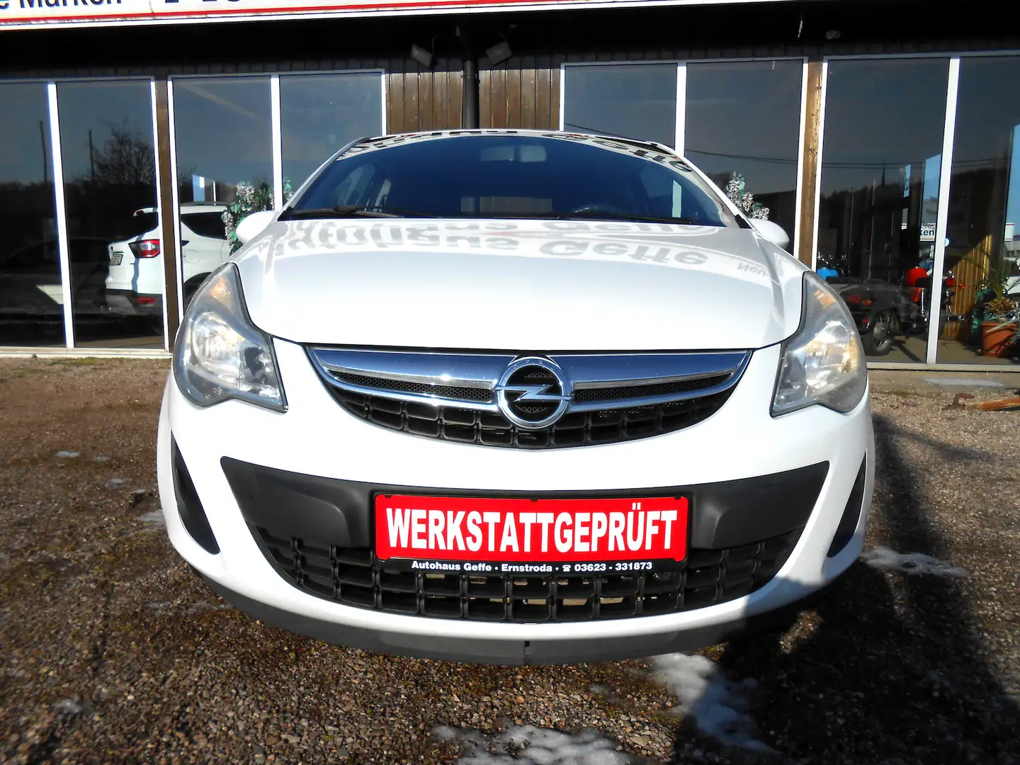 Opel Corsa D 1.3 CDTI ecoFLEX Edition KLIMA NAVI AHK Weiß - 2