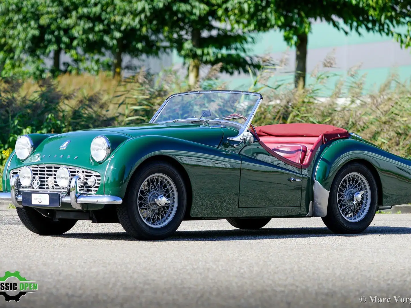 Triumph TR3 TR3A Зелений - 1