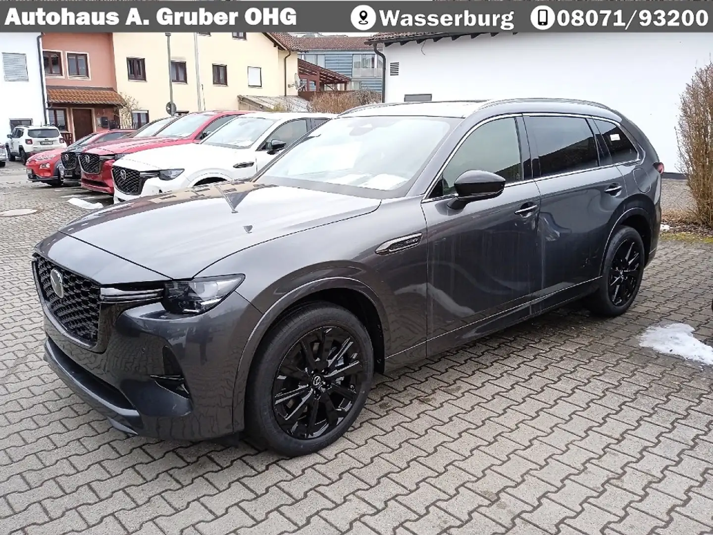 Mazda CX-80 e-SKYACTIV PHEV Automatik  Homura Plus+Captain-Sea Gris - 1