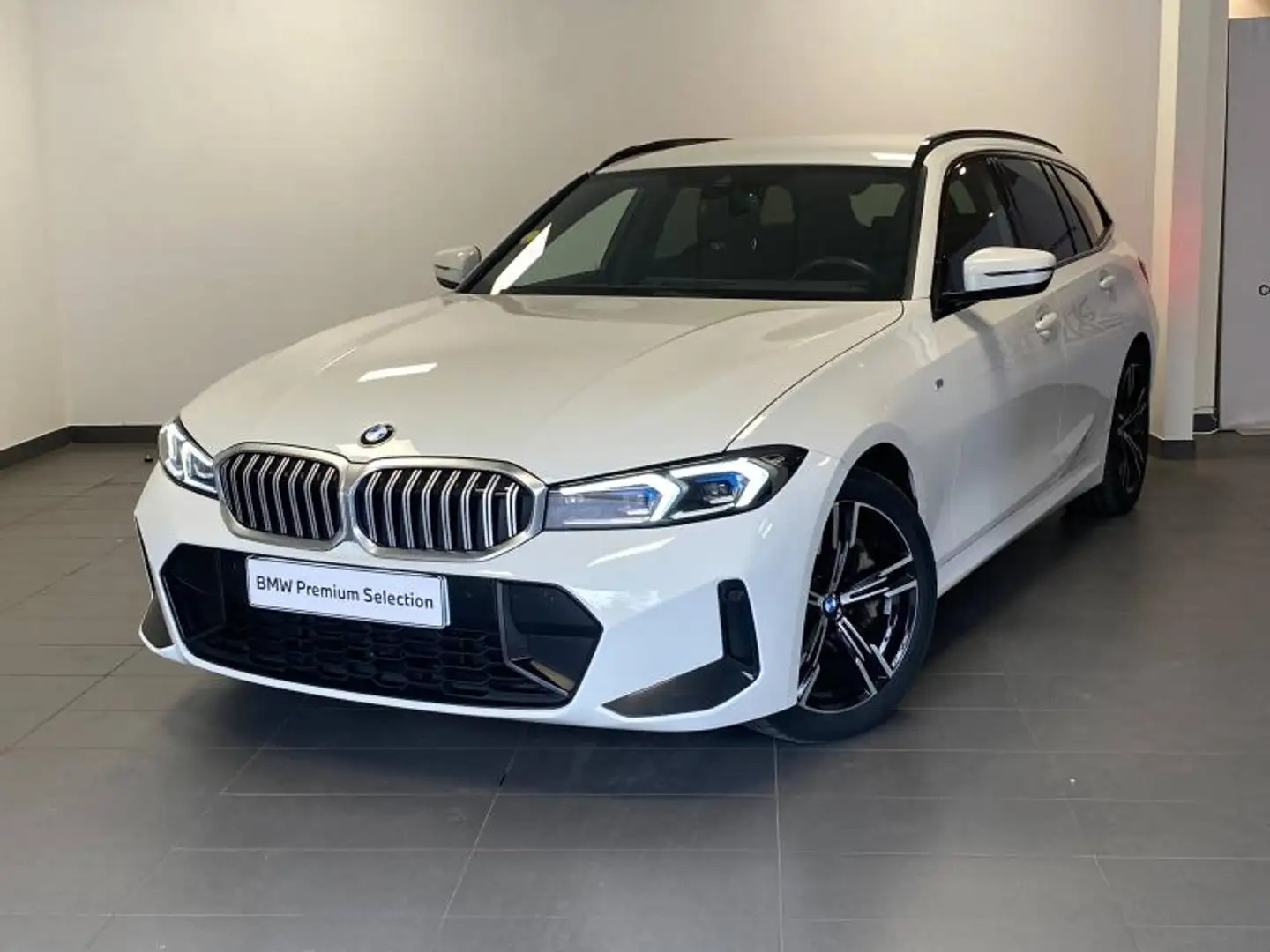 BMW 330 330dA xDrive 286ch M Sport Blanc - 1