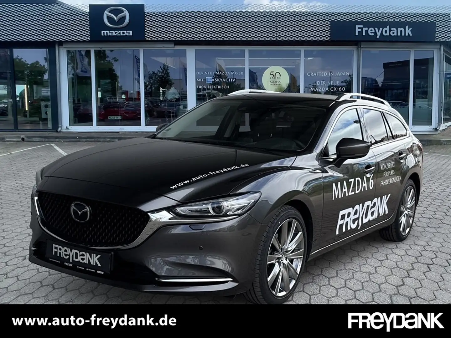 Mazda 6 Kombi 2.0L SKYACTIV G 165 EXCLUSIVE-LINE, Leder-Sc Grau - 1