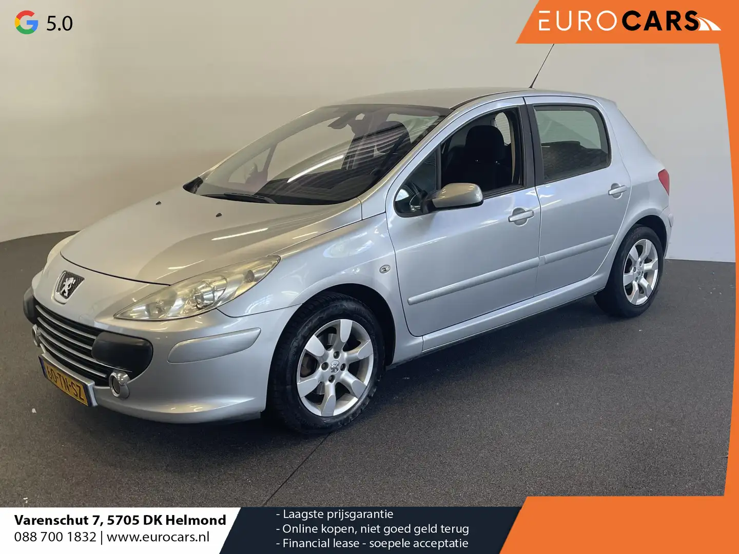 Peugeot 307 1.6-16V Premium Airco Cruise Control Parkeersensor Grau - 1