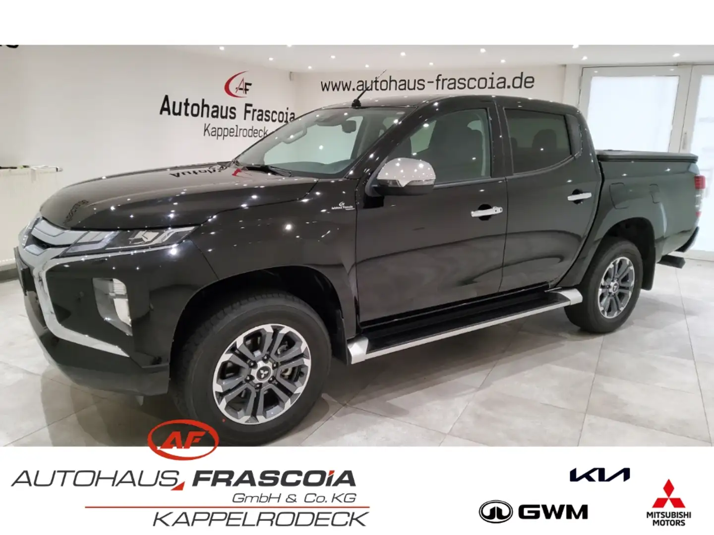 Mitsubishi L200 4x4 DC 2.2D TOP AT FAP Leder PDC Hardtop AHK Apple Zwart - 1