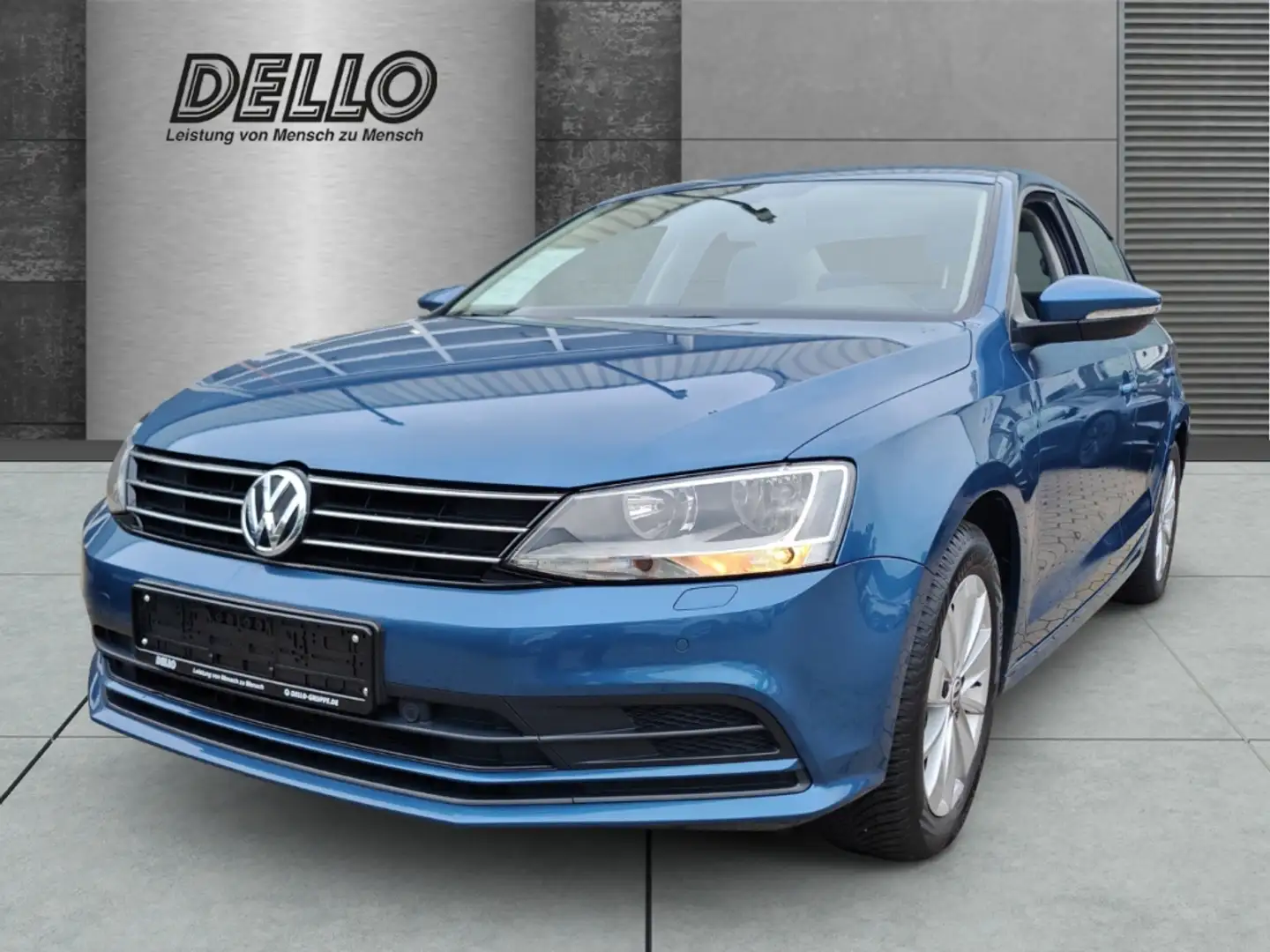Volkswagen Jetta VI BMT 1.4 TSI ATM 2-Zonen-Klimaautom SHZ PDCv+h B Bleu - 1