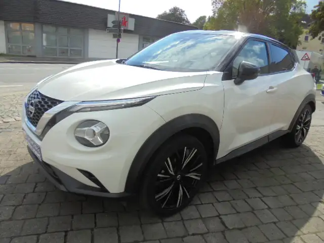 Nissan Juke Juke 1.0 DIG-T N-Design 19 Zoll Räder, Kamera, Navi, Front-Assistent etc., Winter-Paket, Perlmutt-Lack