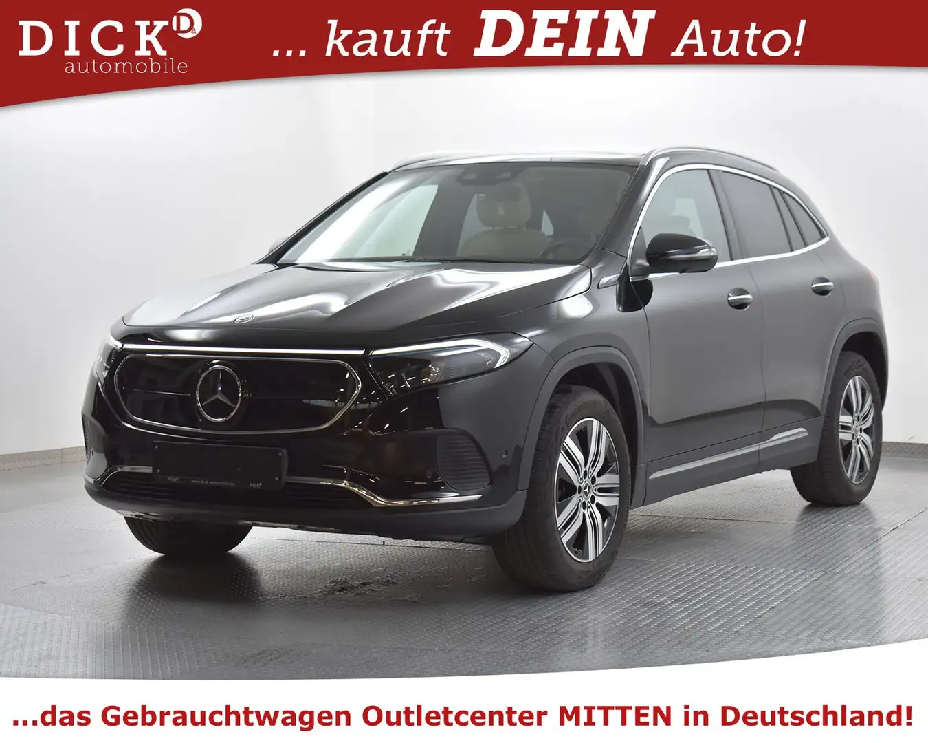 Mercedes-Benz EQA 250 Progress PANO+STNDHZ+MEMO+WIDES+360+AHK+ Schwarz - 2