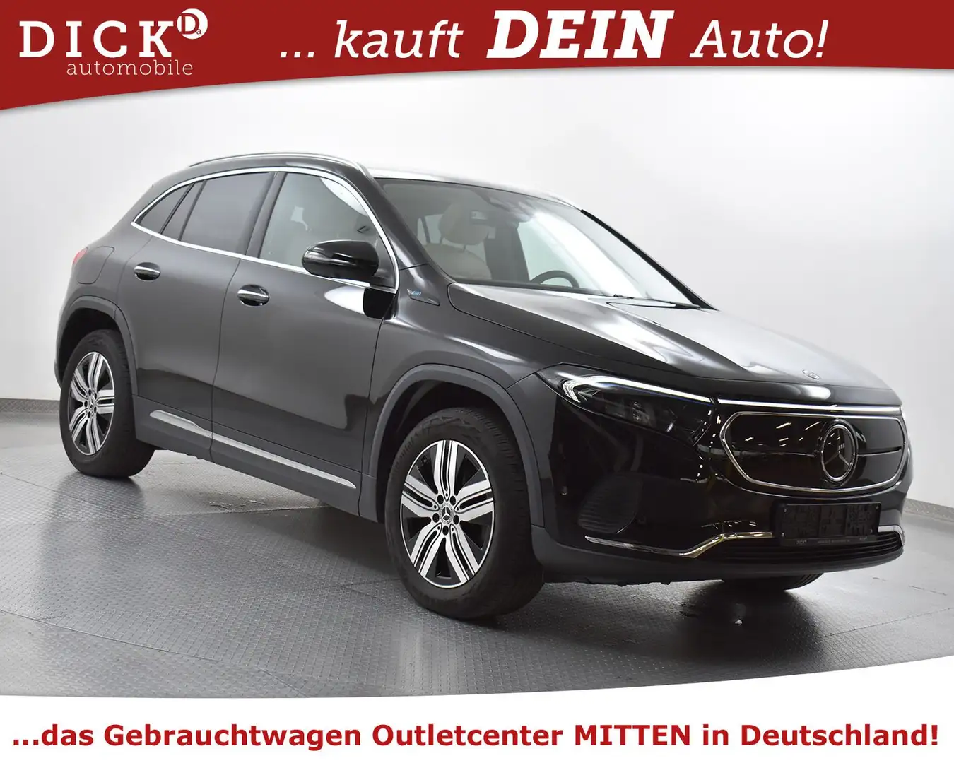 Mercedes-Benz EQA 250 Progress PANO+STNDHZ+MEMO+WIDES+360+AHK+ Schwarz - 1