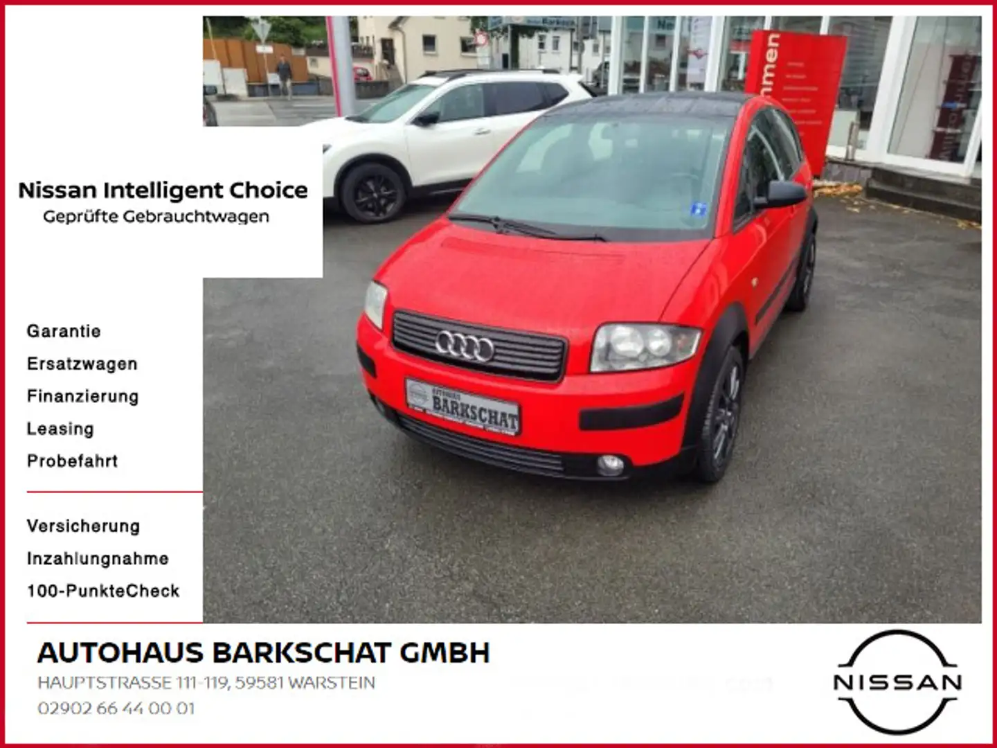 Audi A2 1.4 TDI colour.storm (55kW) Rosso - 1