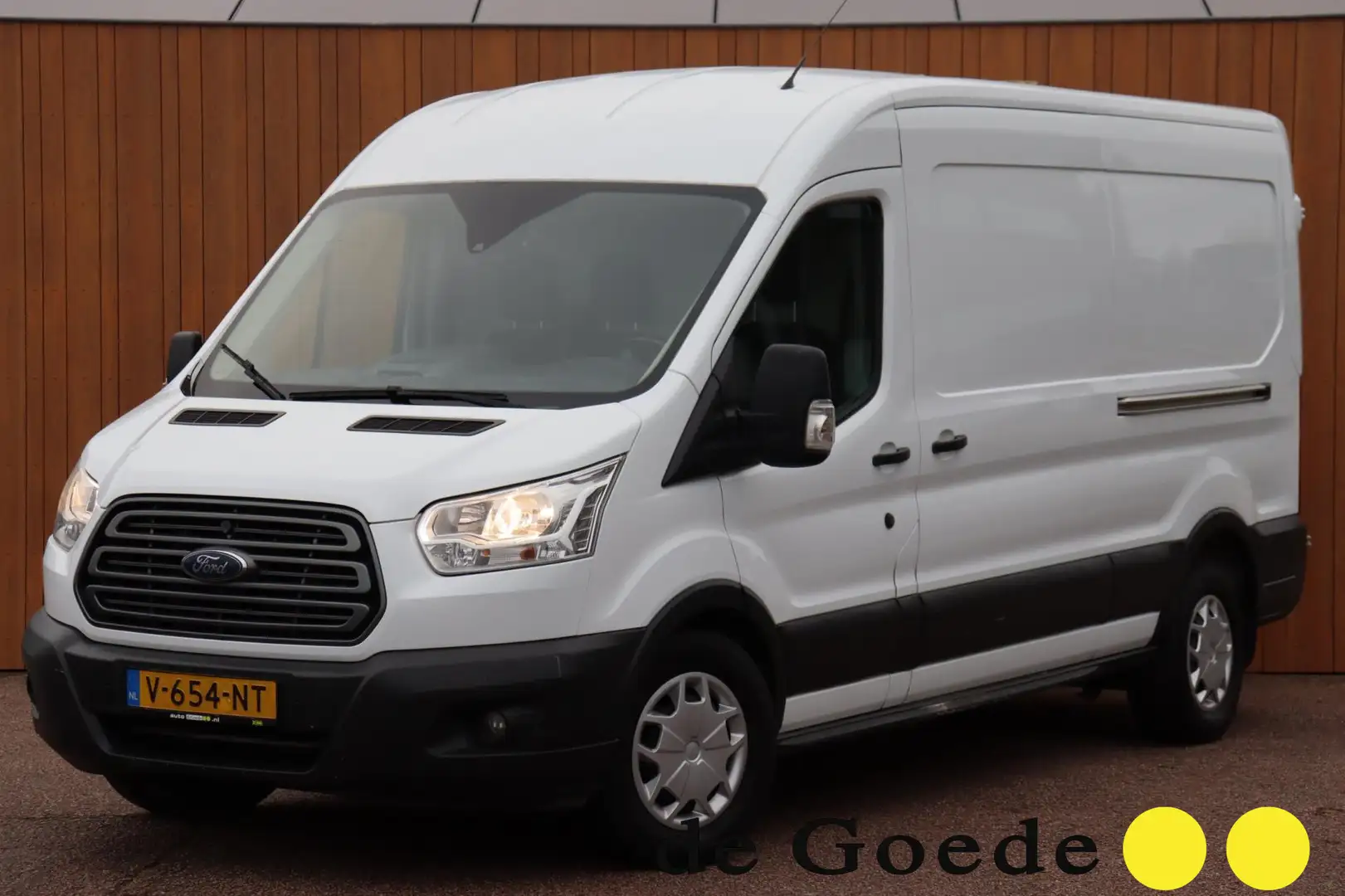 Ford Transit 350 2.0 TDCI L3H2 Trend 2-schuifdeuren 3-zits came Wit - 1