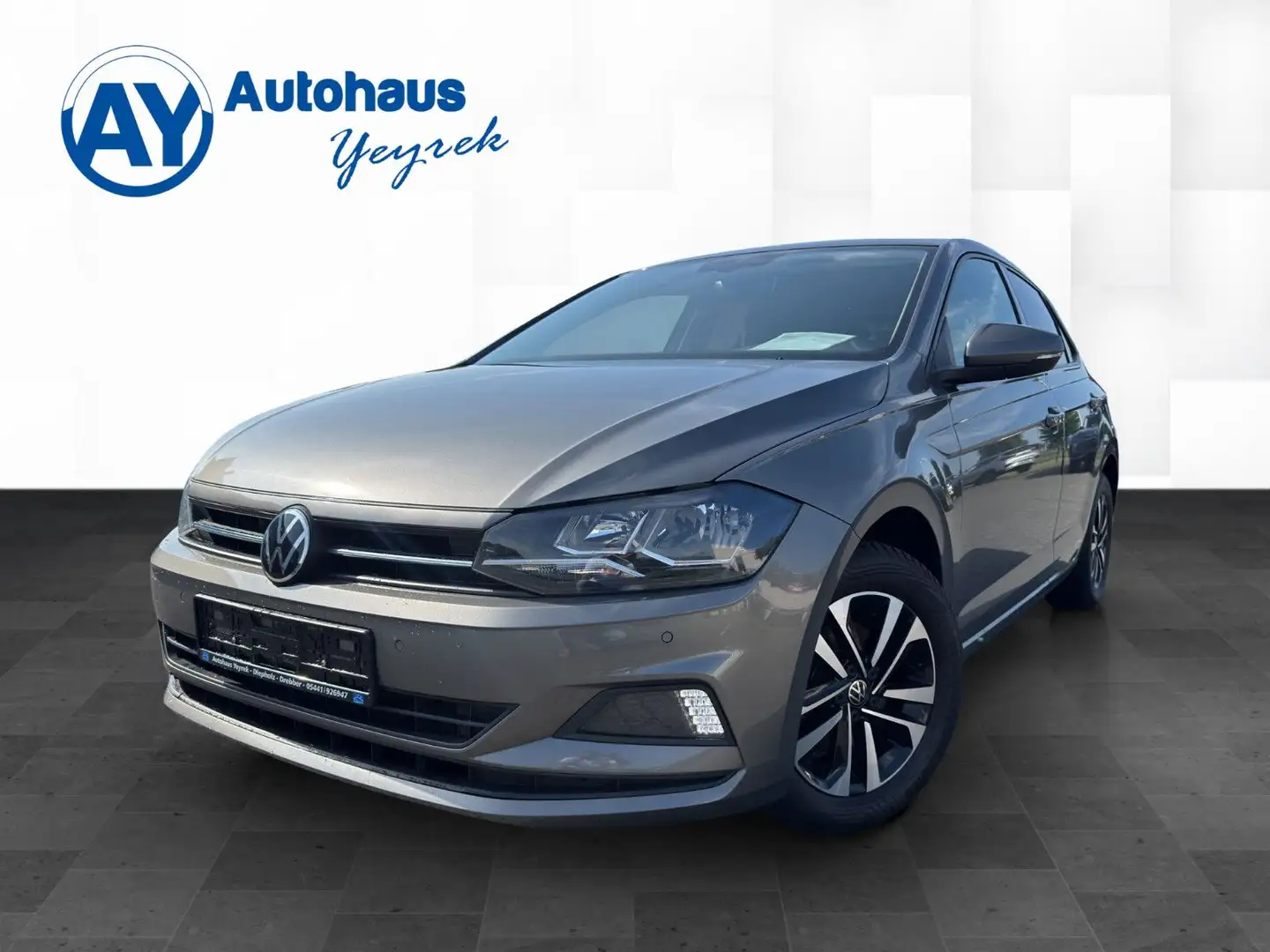 Volkswagen Polo VI United *DSG*NAV*Tempo*MFL*App*PDC* Grijs - 1