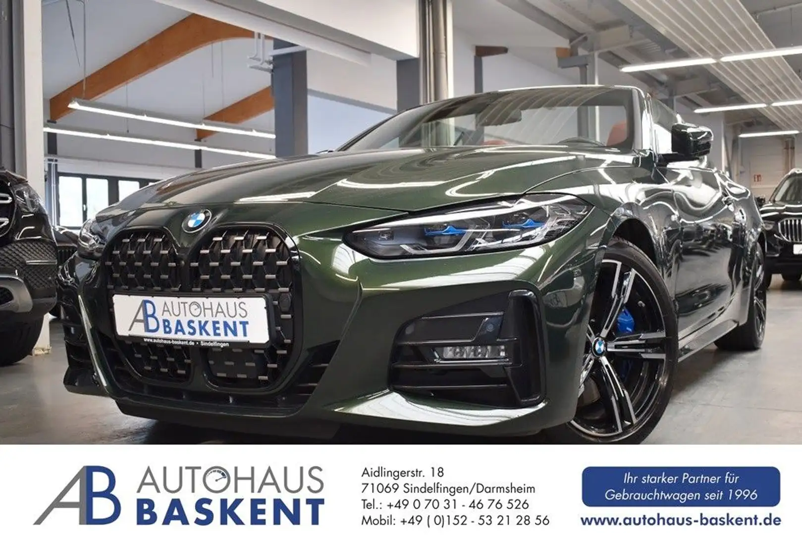 BMW 430 i CABRIO M SPORT*LASER*HEAD-UP*KESSY*LEDER* Verde - 1
