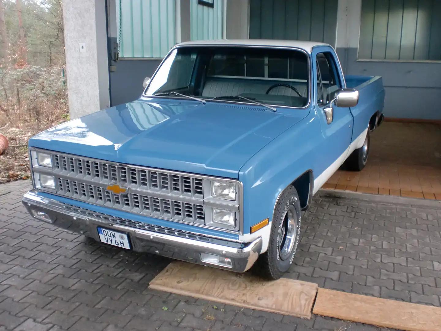 Chevrolet C1500 C 10 Pickup, 5,7 V8,Schaltwagen 4Gang,Oldtimer Blau - 1