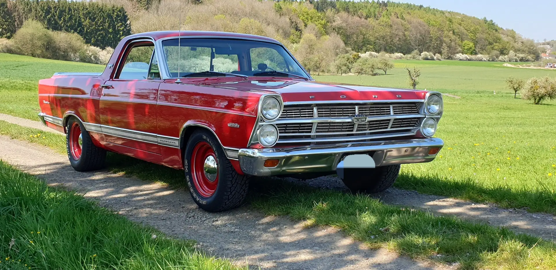 Ford Fairlane 500 Ranchero Rot - 1