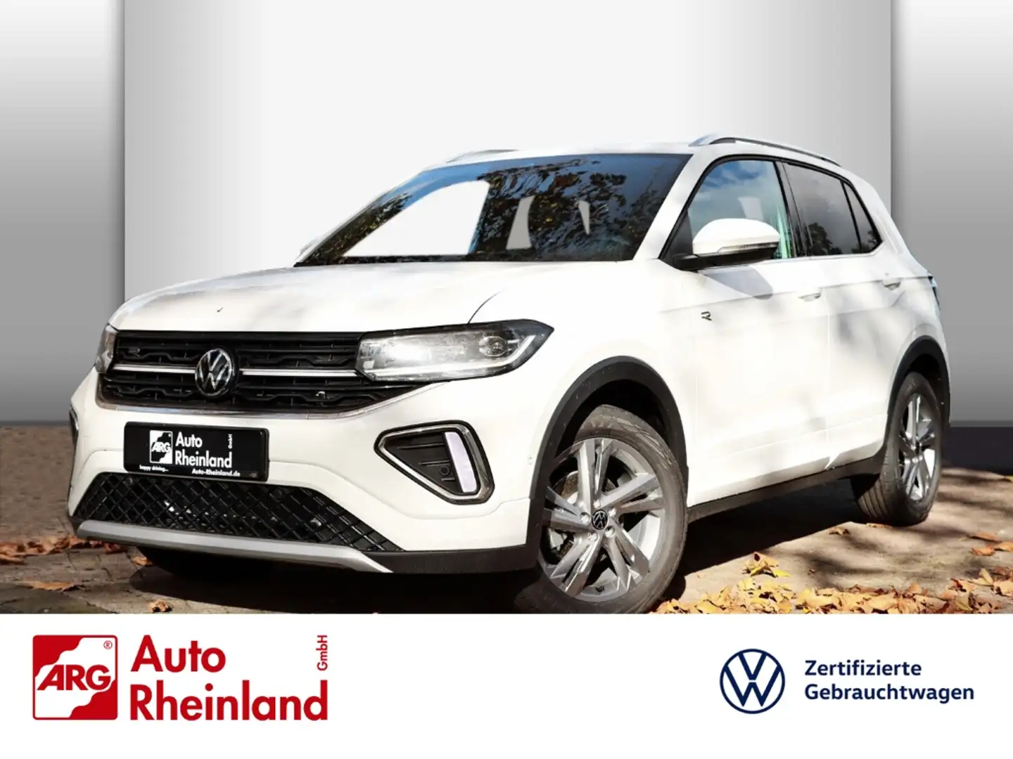 Volkswagen T-Cross R-Line 1.5 TSI OPF DSG IQ.LIGHT/RÜCKFAHRK./NAVIVOR Blanc - 1