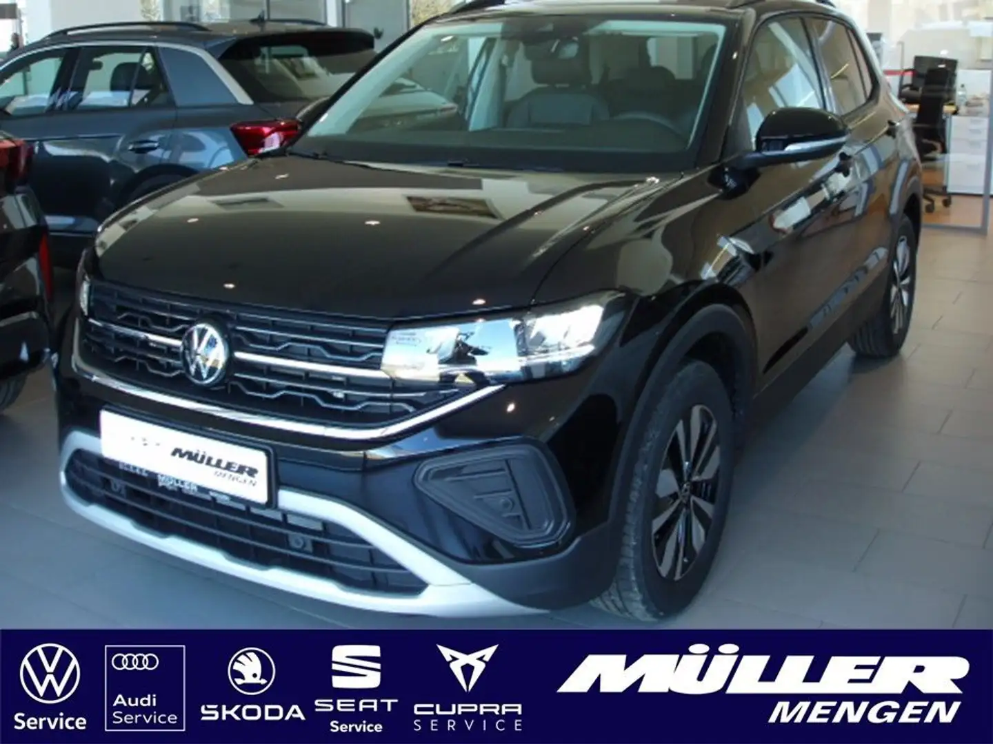 Volkswagen T-Cross Goal 1.5 TSI DSG KAMERA/NAVI/LED/AHK Schwarz - 1