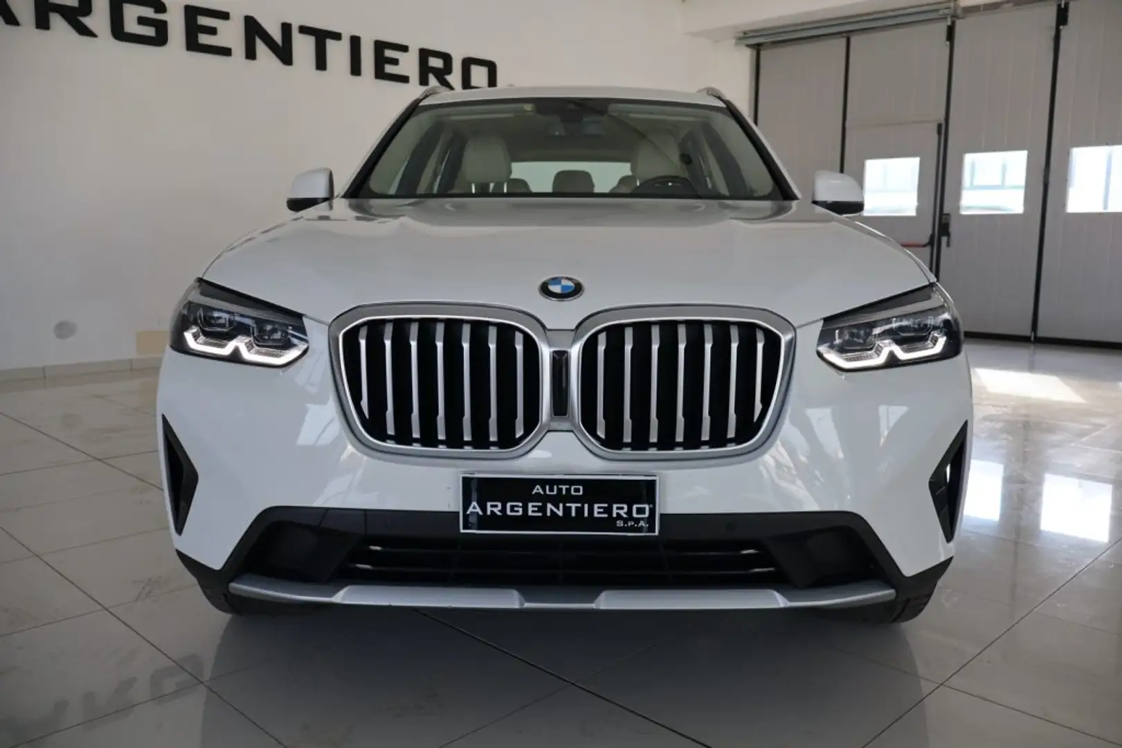 BMW X3 xDrive20d 48V IBRIDO MHEV PELLE BEIGE CERCHI 19 Bianco - 2