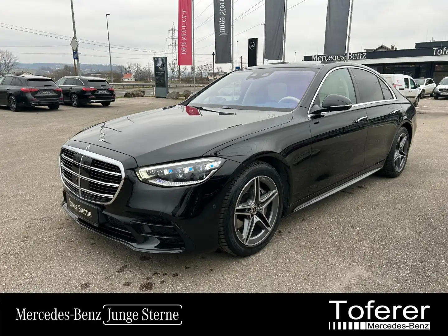 Mercedes-Benz S 400 d 4MATIC Limousine Distr KeyGo Shz PTS Ambi Schwarz - 1
