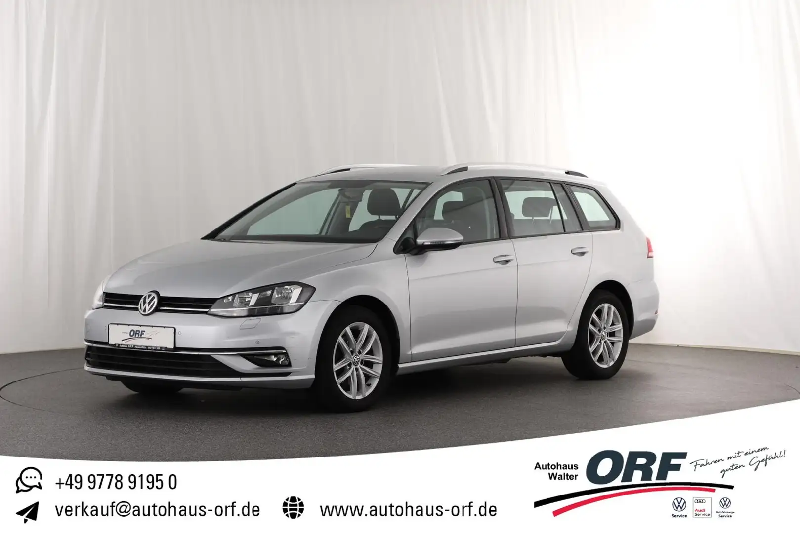 Volkswagen Golf 7 Variant 1.6 TDI Comfortline SITZHZG KLIMA PDC AL Silber - 1