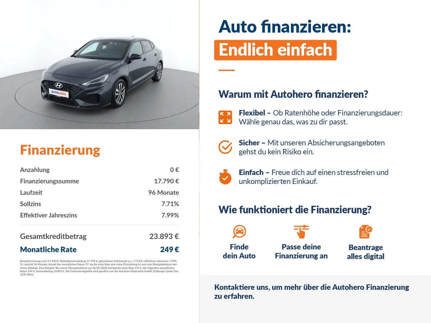 Hyundai i30 1.5 T-GDI Mild-Hybrid N Line Grau - 2