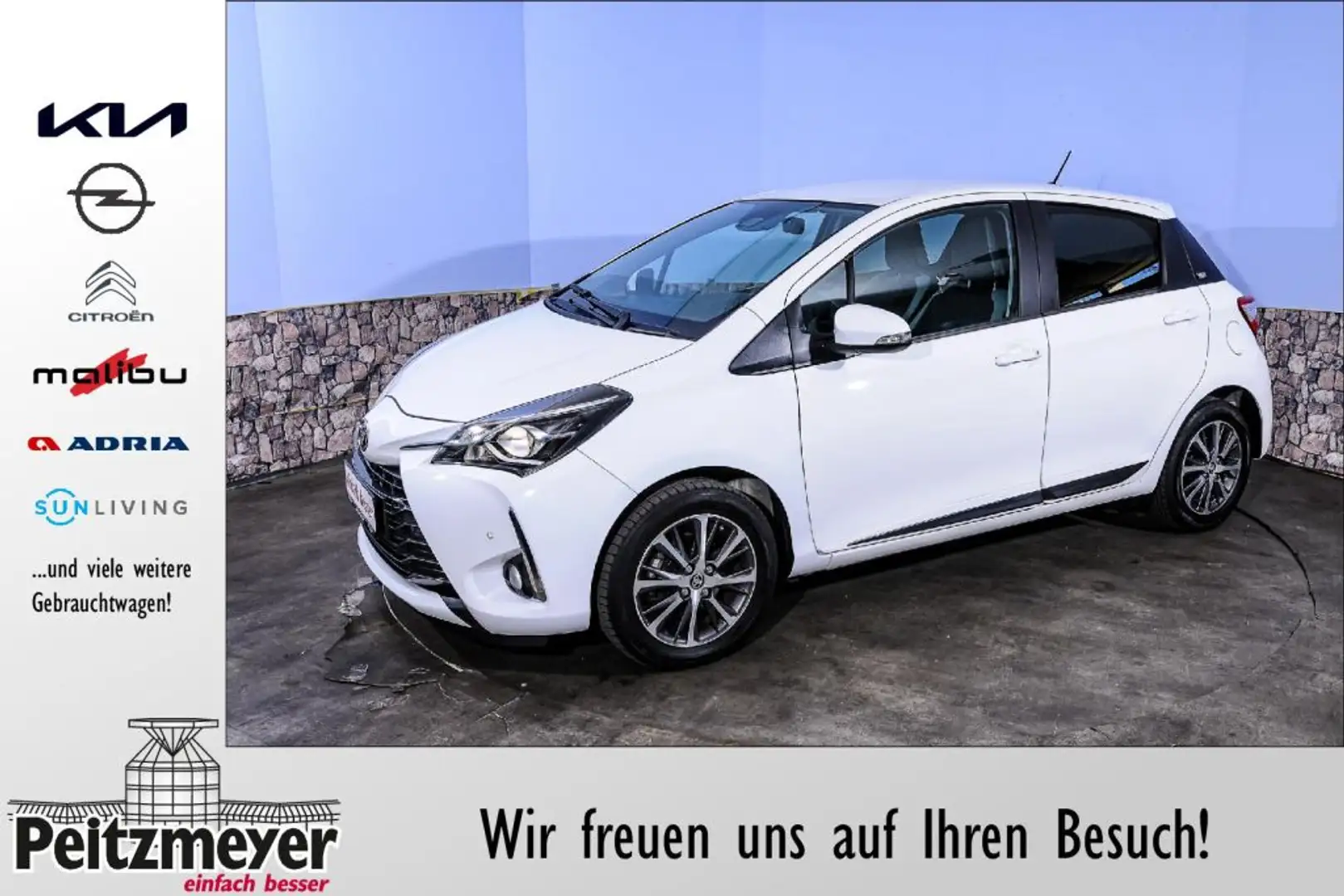 Toyota Yaris 1,5-Dual-VVT-iE Comfort Weiß - 1