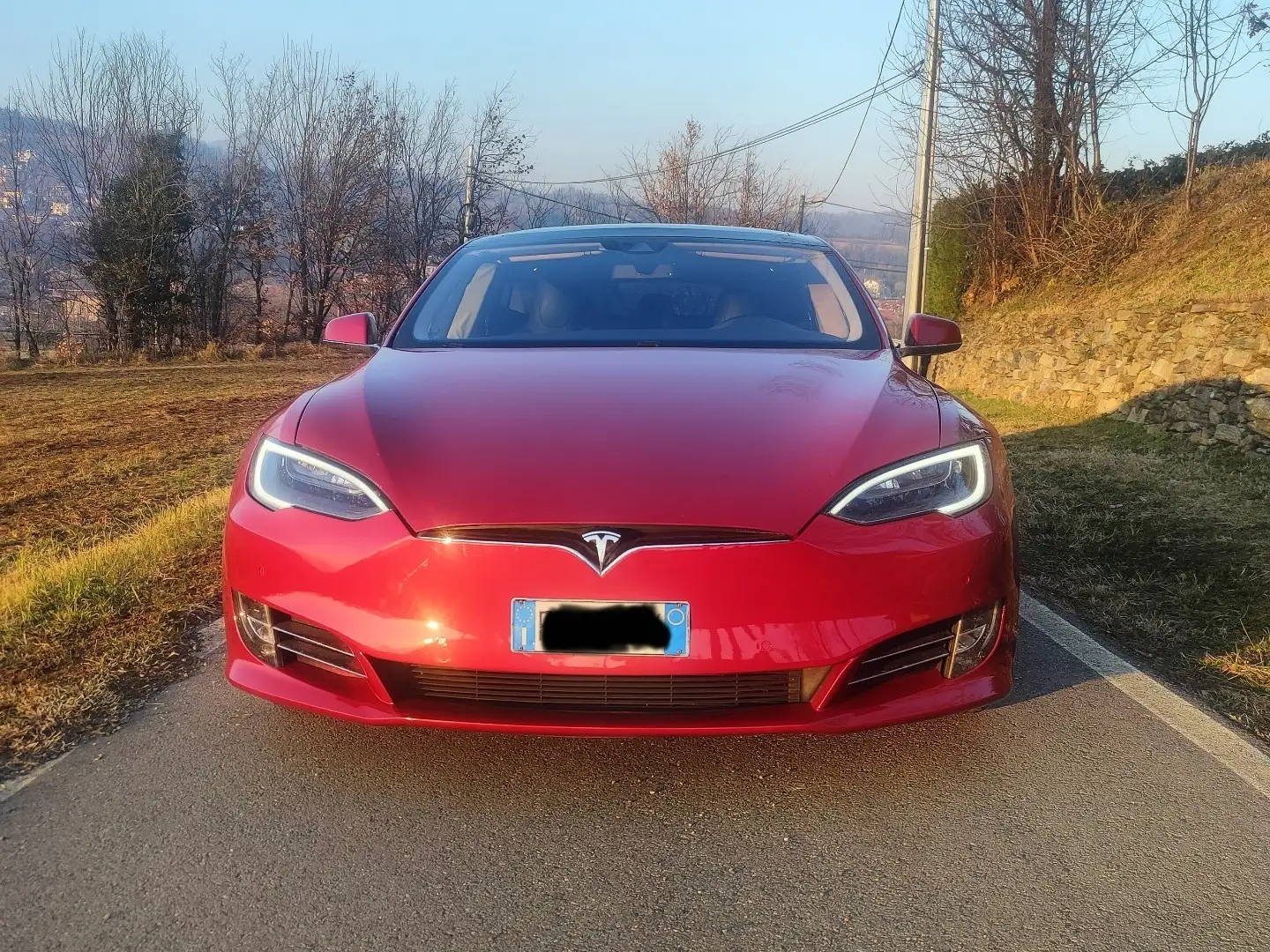 Tesla Model S 75D supercharger gratis Rosso - 1