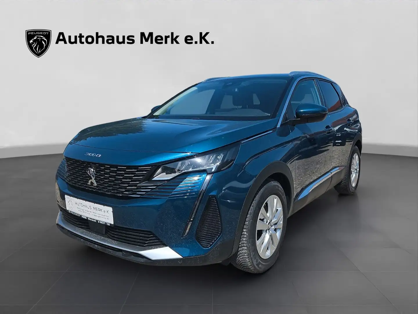 Peugeot 3008 Allure Pack 130 EAT8, AHK,Klima,Navi Blau - 1