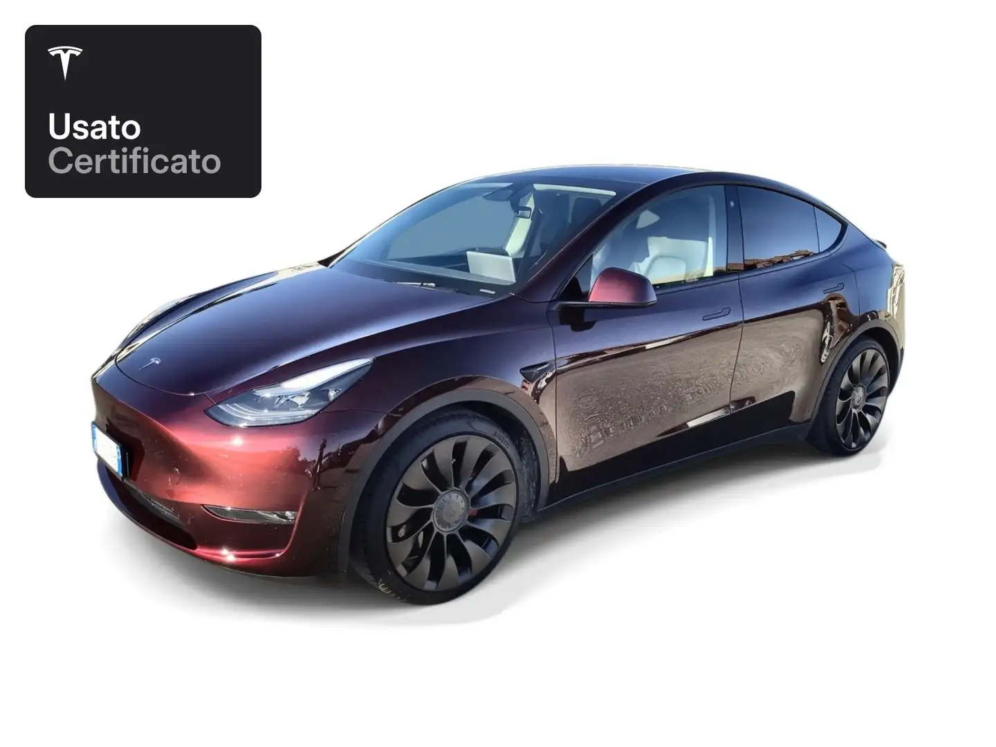 Tesla Model Y Performance Rosso - 1