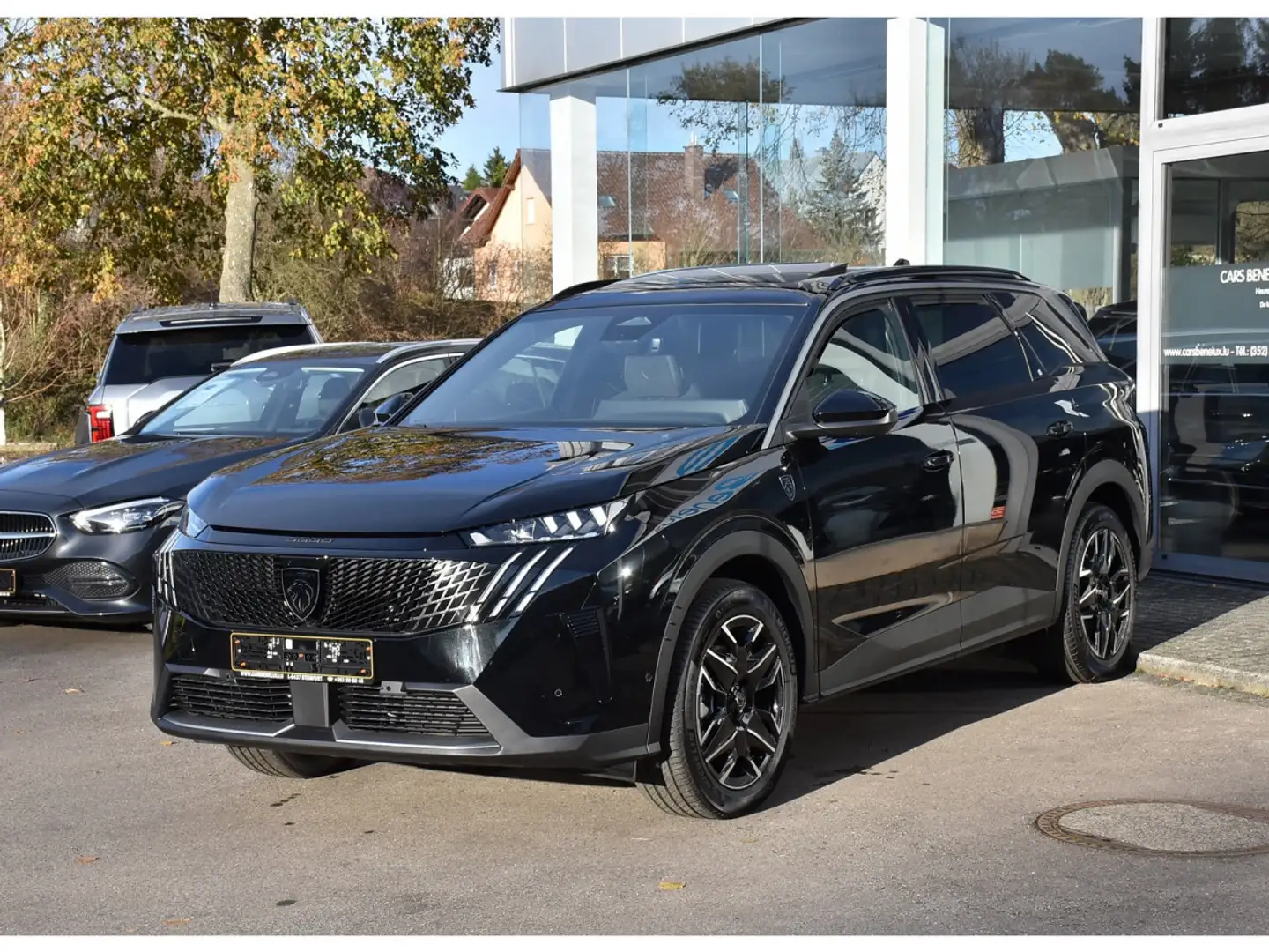 Peugeot 5008 Hybrid GT 145 e-DSC6 7 Pl MEMO PANO CAM360 NEUF Noir - 2