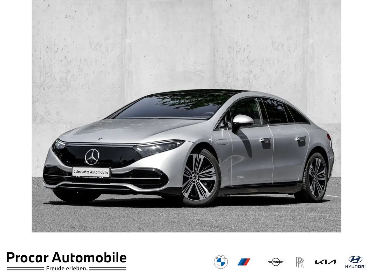 Mercedes-Benz EQS 450++ELECTRIC ART+ACC+PANO+360° Srebrny - 1