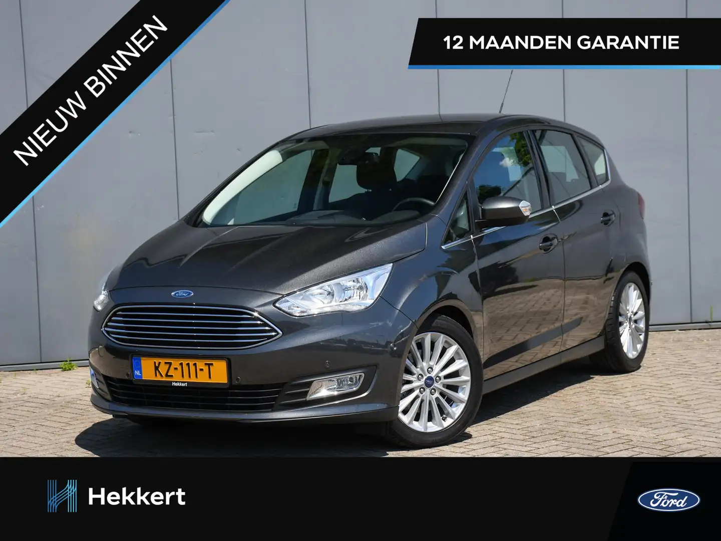 Ford C-Max 1.5 Titanium 150pk Automaat 100% FORD ONDERHOUDEN Grijs - 1