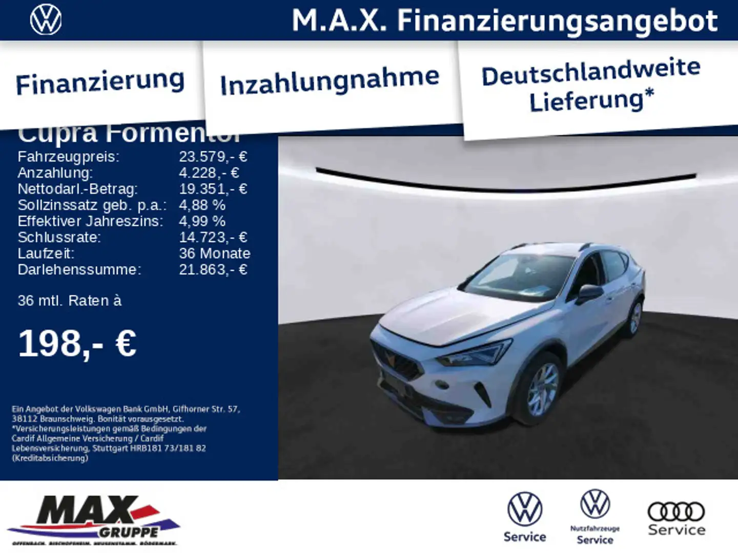CUPRA Formentor 1.4 TSI eHybrid LED+KAMERA+ACC+CONNECT Wit - 1