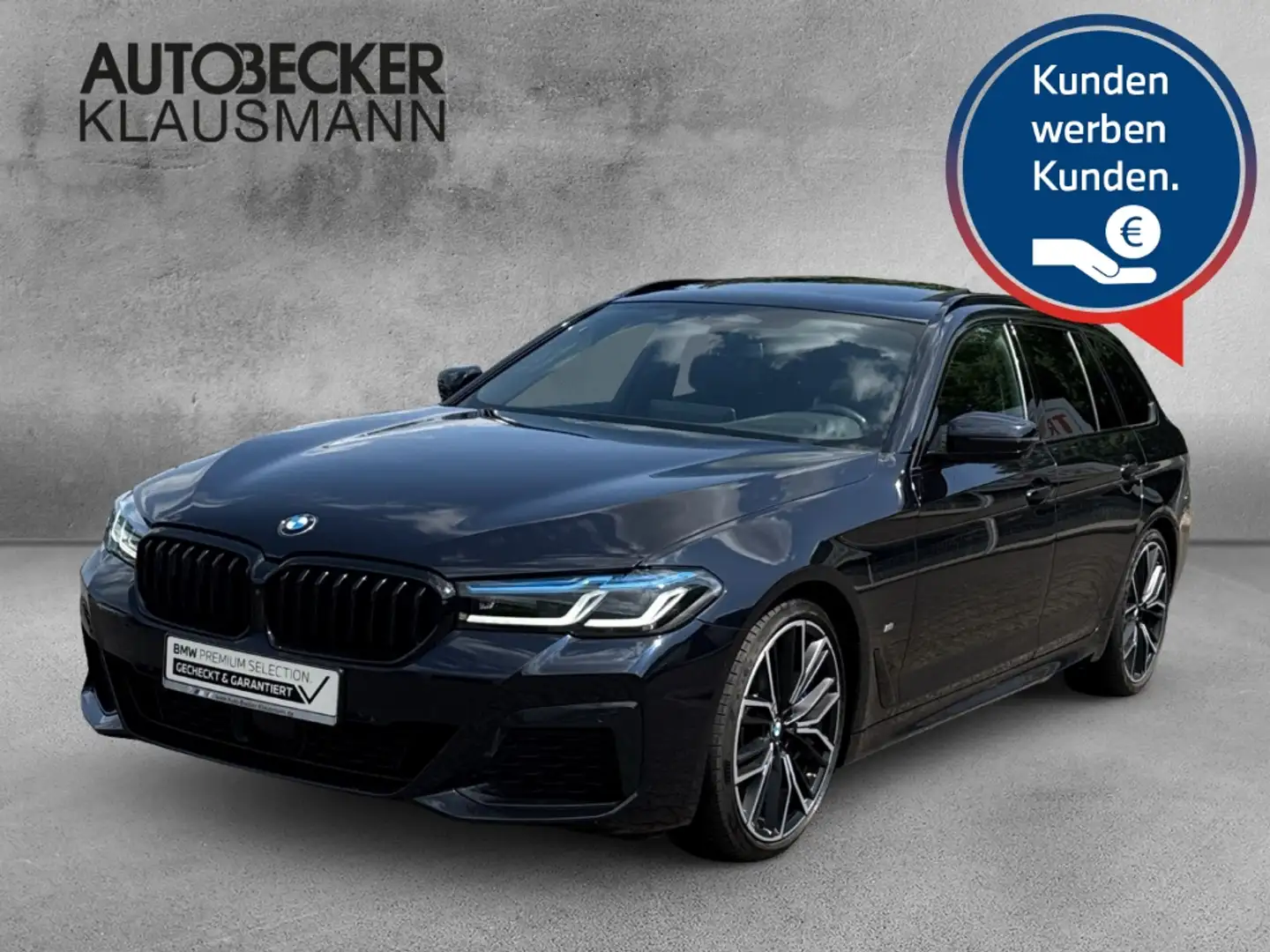 BMW 540 d xDRIVE TOURING M SPORT AUTOMATIK LC PROF HuD Чорний - 1