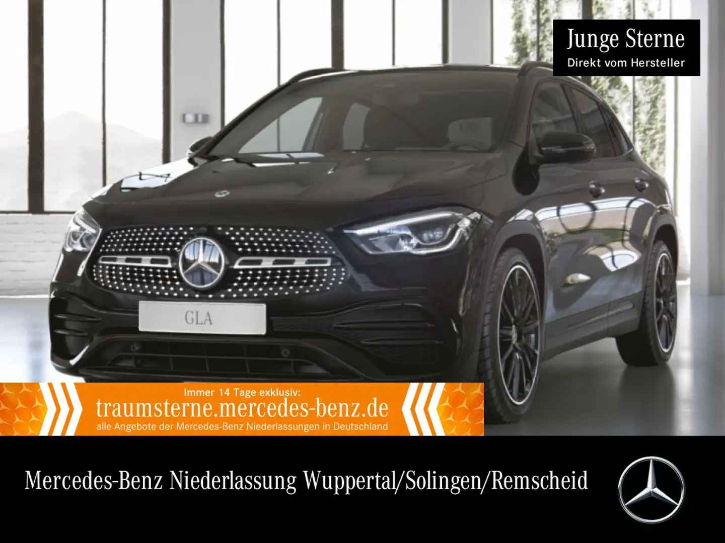 Mercedes-Benz GLA 250 4M AMG+NIGHT+PANO+LED+KAMERA+TOTW+8G Schwarz - 1
