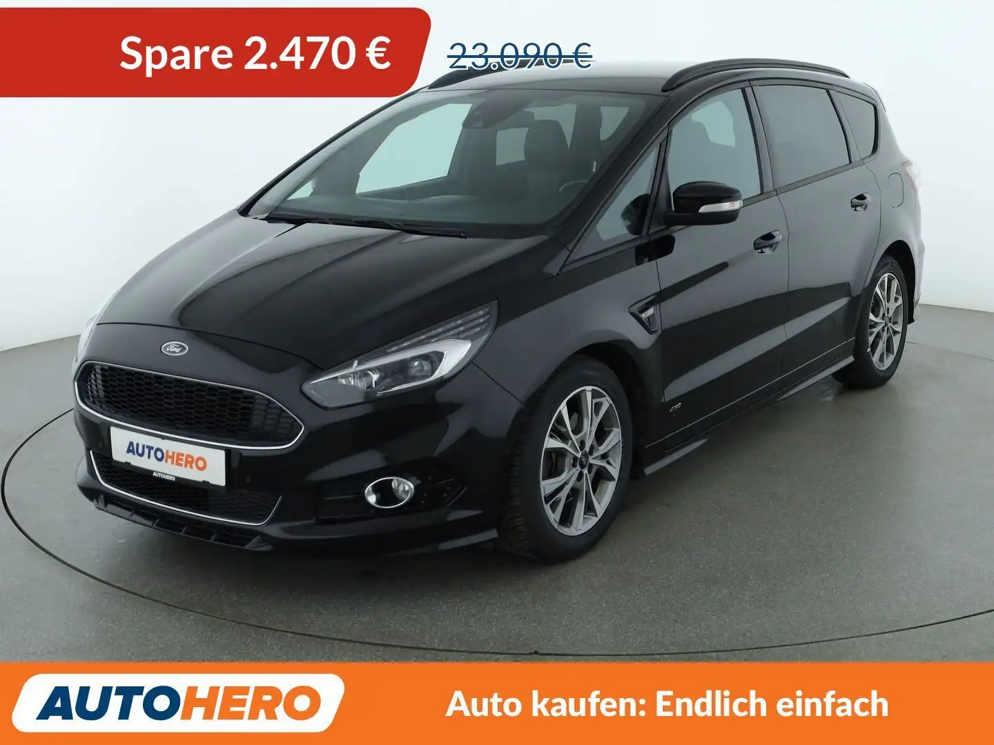 Ford S-Max 2.0 TDCi EcoBlue ST-Line AWD *ACC*CAM*PDC*ALU*LIM* Schwarz - 1