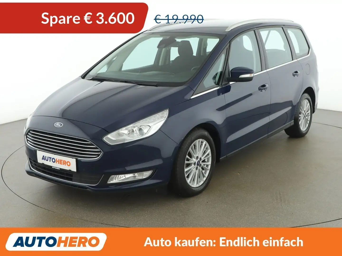 Ford Galaxy 2.0 TDCi Titanium Aut. *SPUR*TEMPO*NAVI* Blau - 1