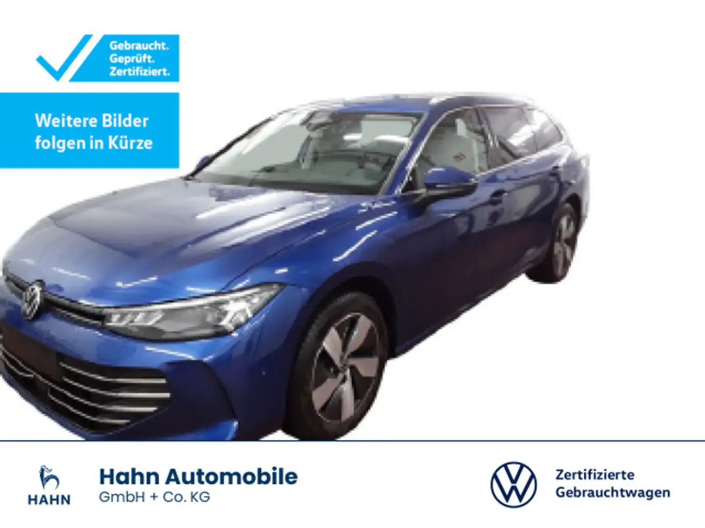 Volkswagen Passat Variant 1.5TSI DSG Business  DCC HUD AHK Bleu - 1