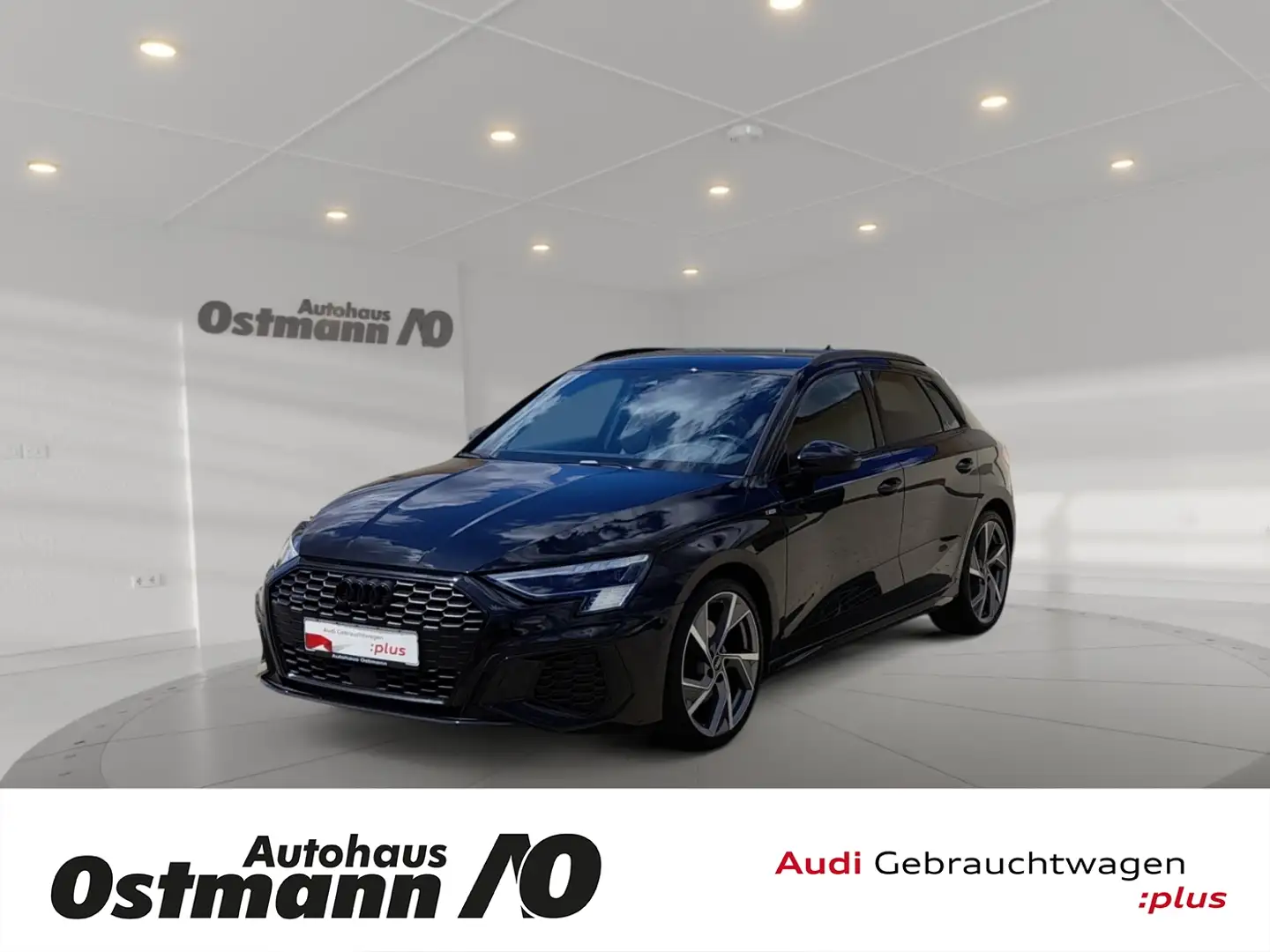 Audi A3 Sportback 40TDI quattro S-Line B&O Navi Matrix Zwart - 1