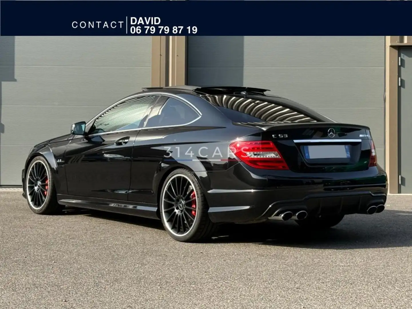 Mercedes-Benz C 63 AMG Coupé C63 AMG 487 cv BVA - Pack Performance Plus Schwarz - 2