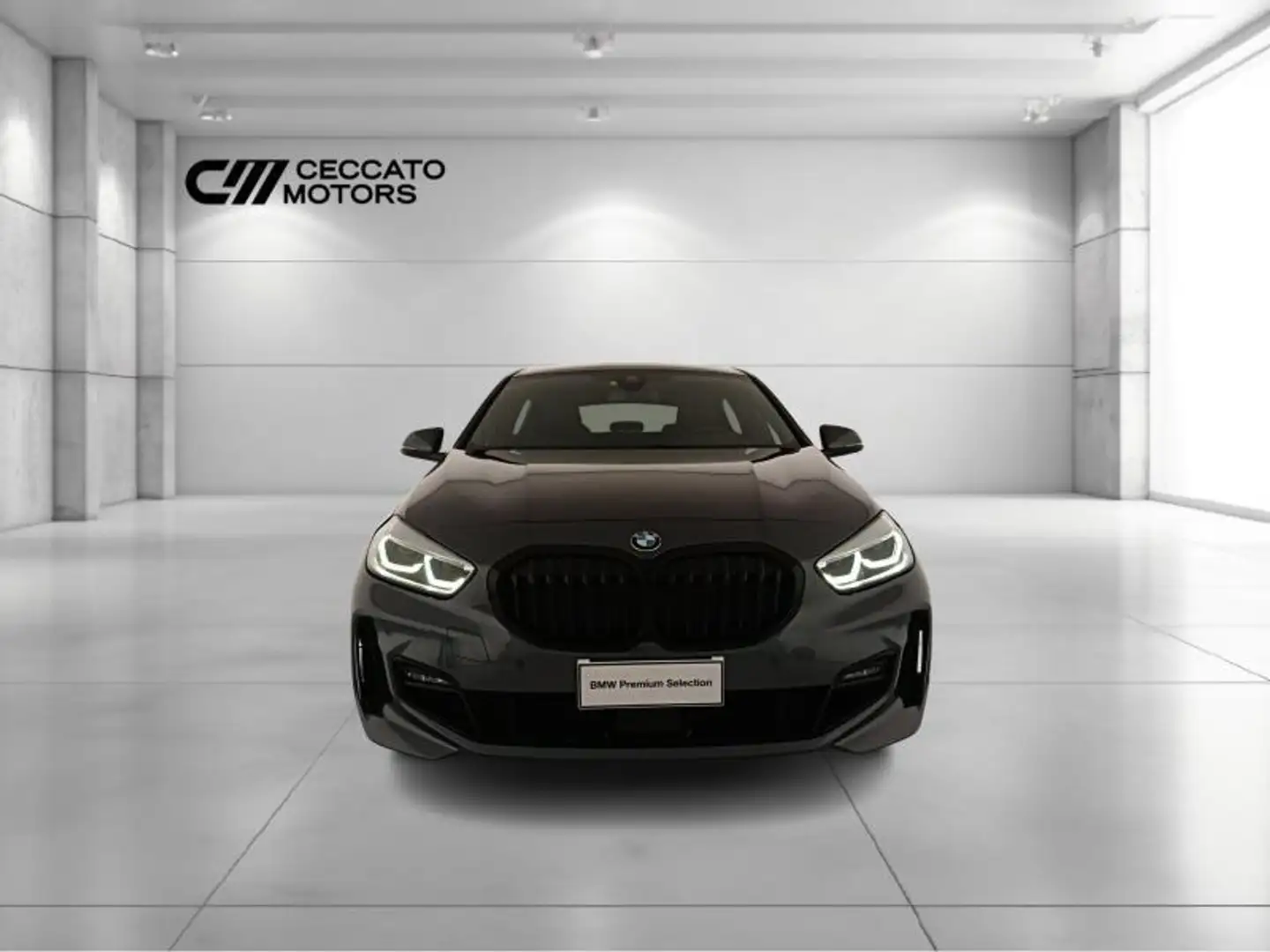 BMW 118 i Msport auto Gris - 2