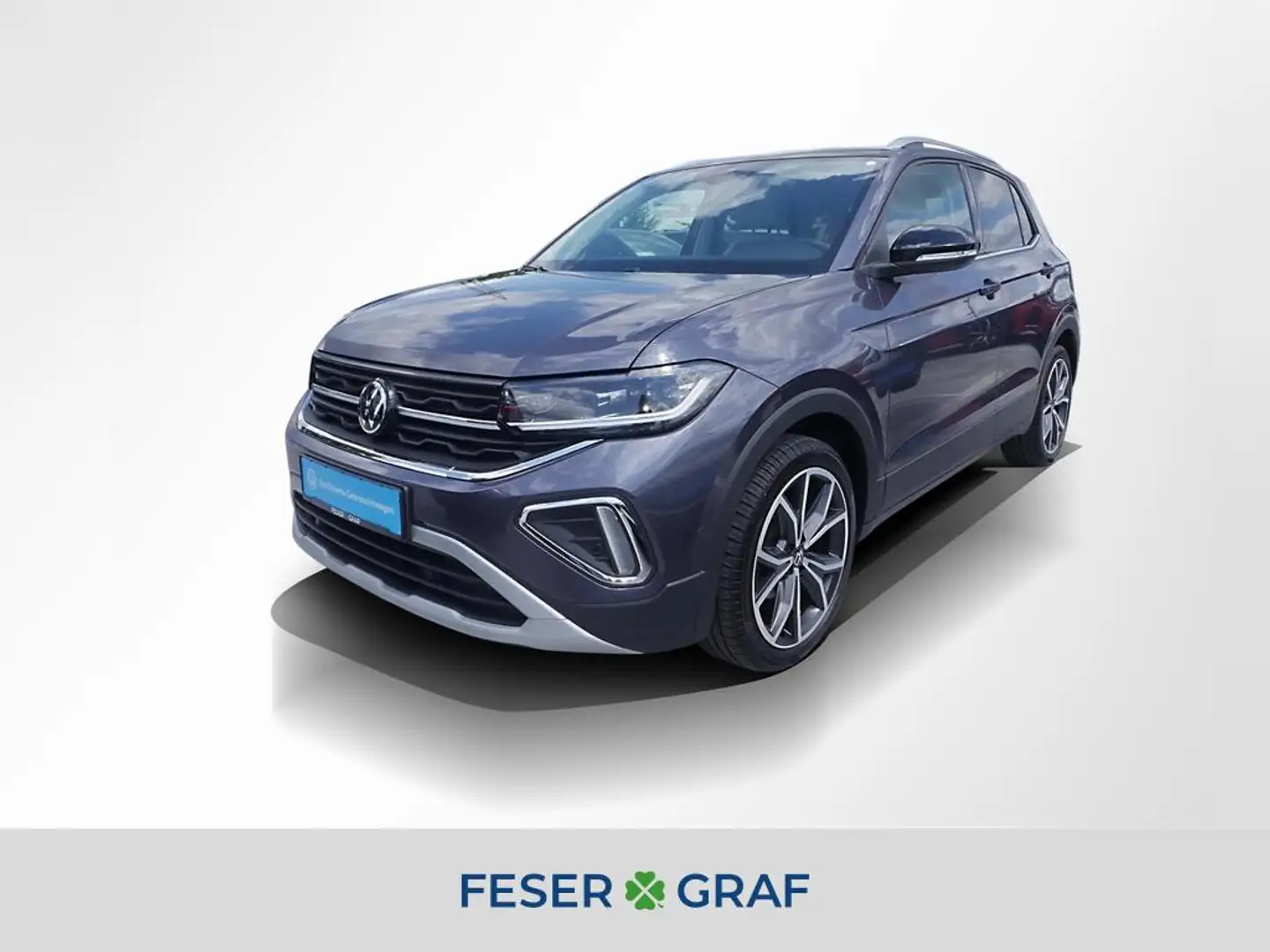 Volkswagen T-Cross 1.0 TSI Style DSG AHK Navi RüKa Gris - 1