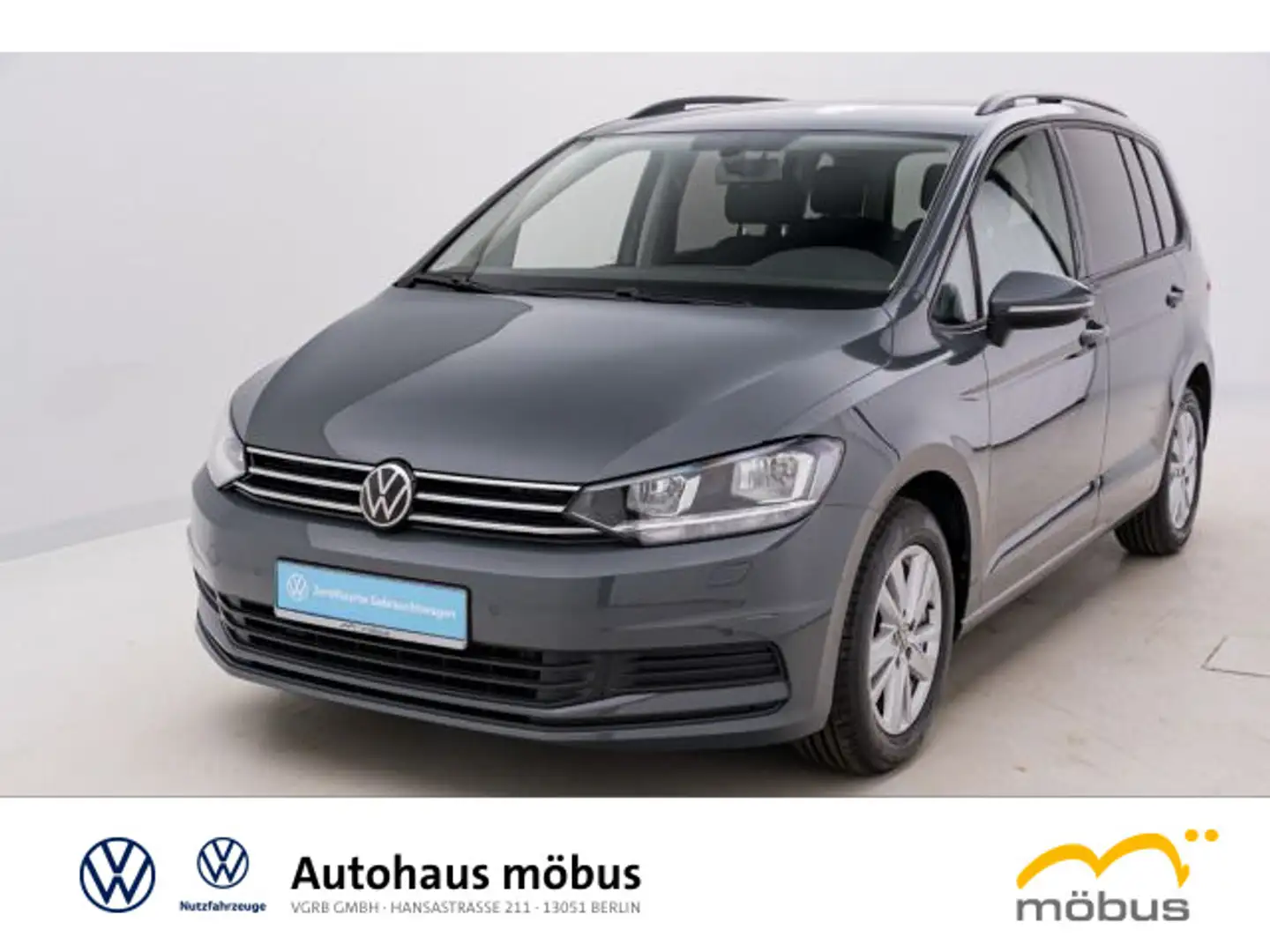 Volkswagen Touran 2.0 TDI Comfortline*NAVI*KLIMA*MFL*ACC* Gris - 2