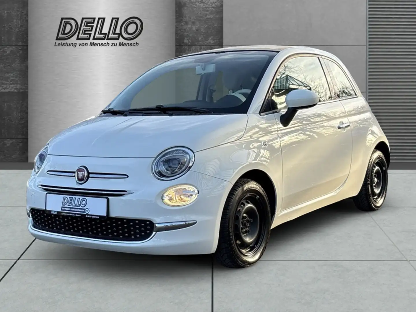 Fiat 500 Cabrio Lounge TwinAir EU6d-T CABRIO 0.9 TWIN Faltd Blanc - 1