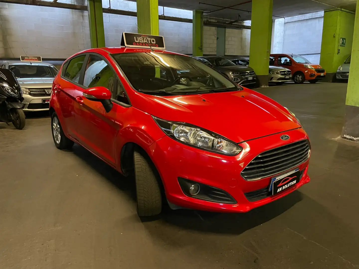 Ford Fiesta Fiesta 1.4 Neopatentati Euro 6 Rosso - 2