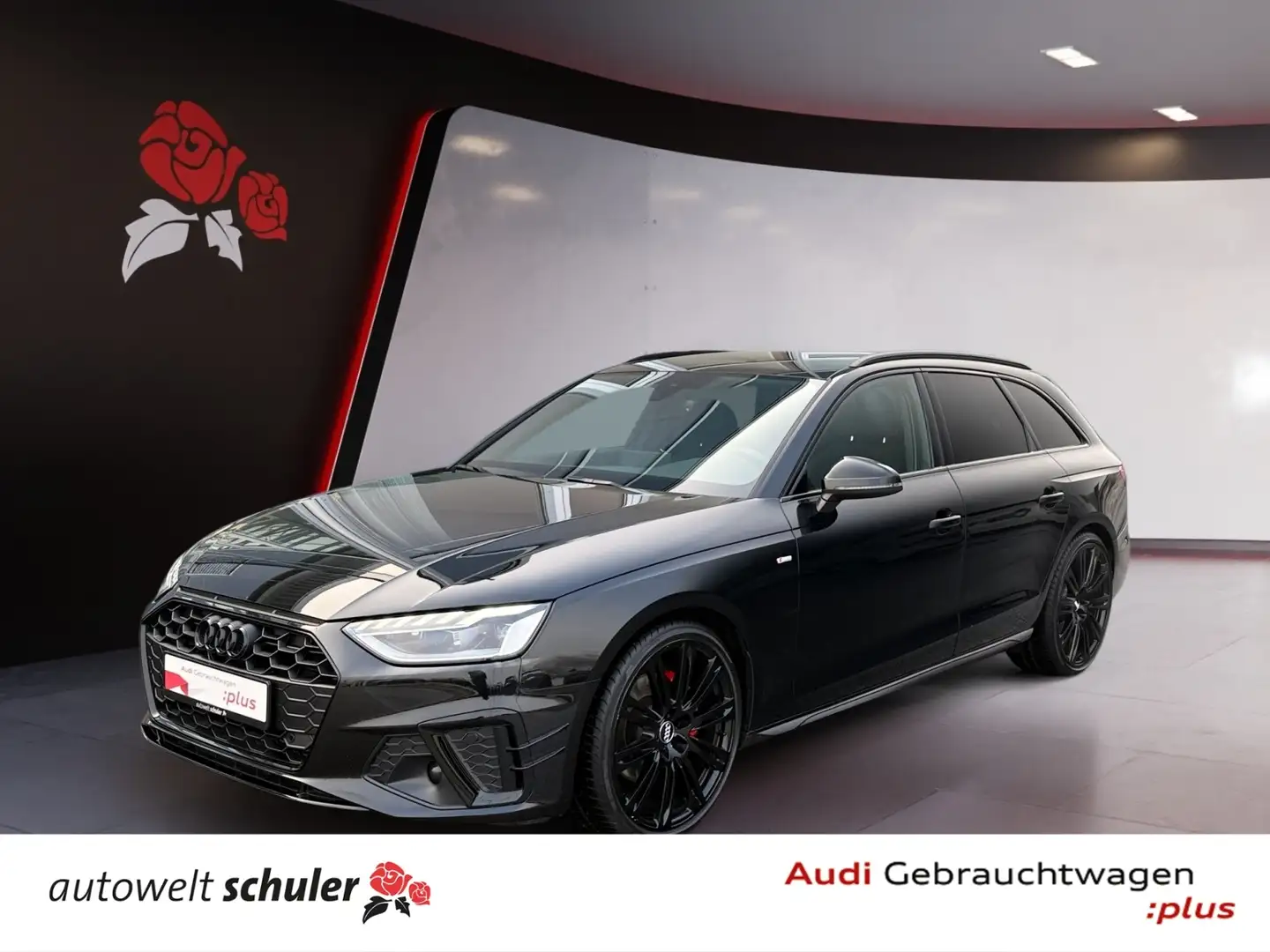 Audi A4 Avant 40 2.0 TFSI S-tronic S-line RFK Navi LED GR Schwarz - 1