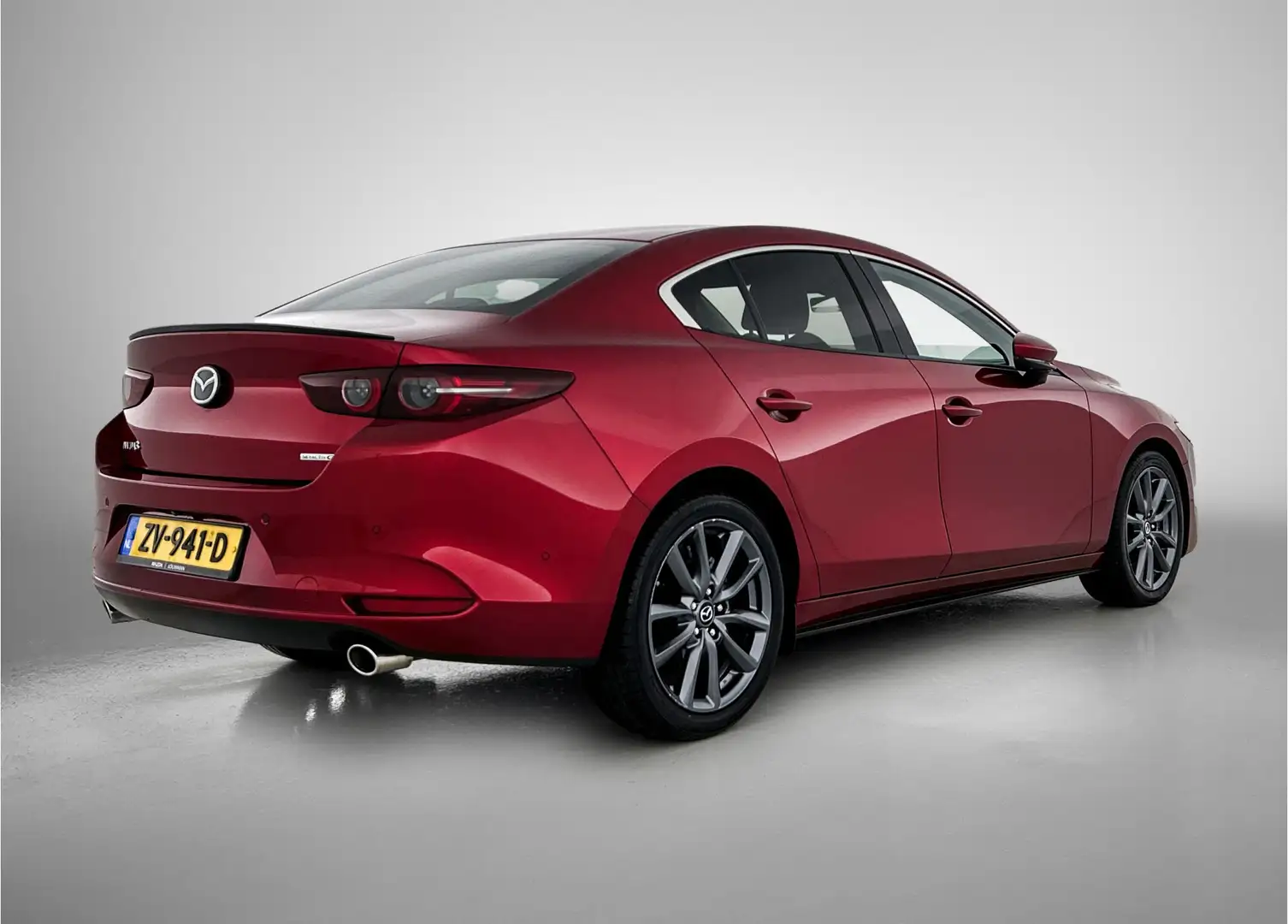 Mazda 3 2.0 e-SkyActiv-G M Hybrid 122 Luxury | Leer | Bose Rouge - 2