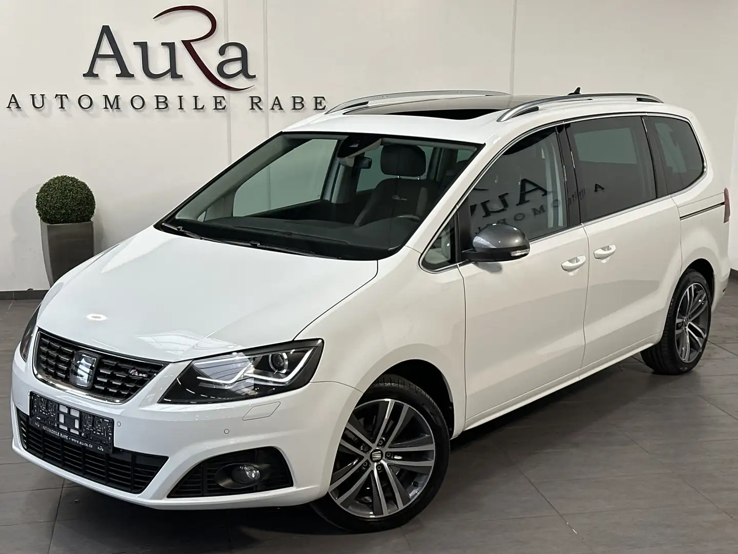SEAT Alhambra 1.4 TSI FR-Line 7-Sitzer NAV+XEN+PANO Weiß - 1