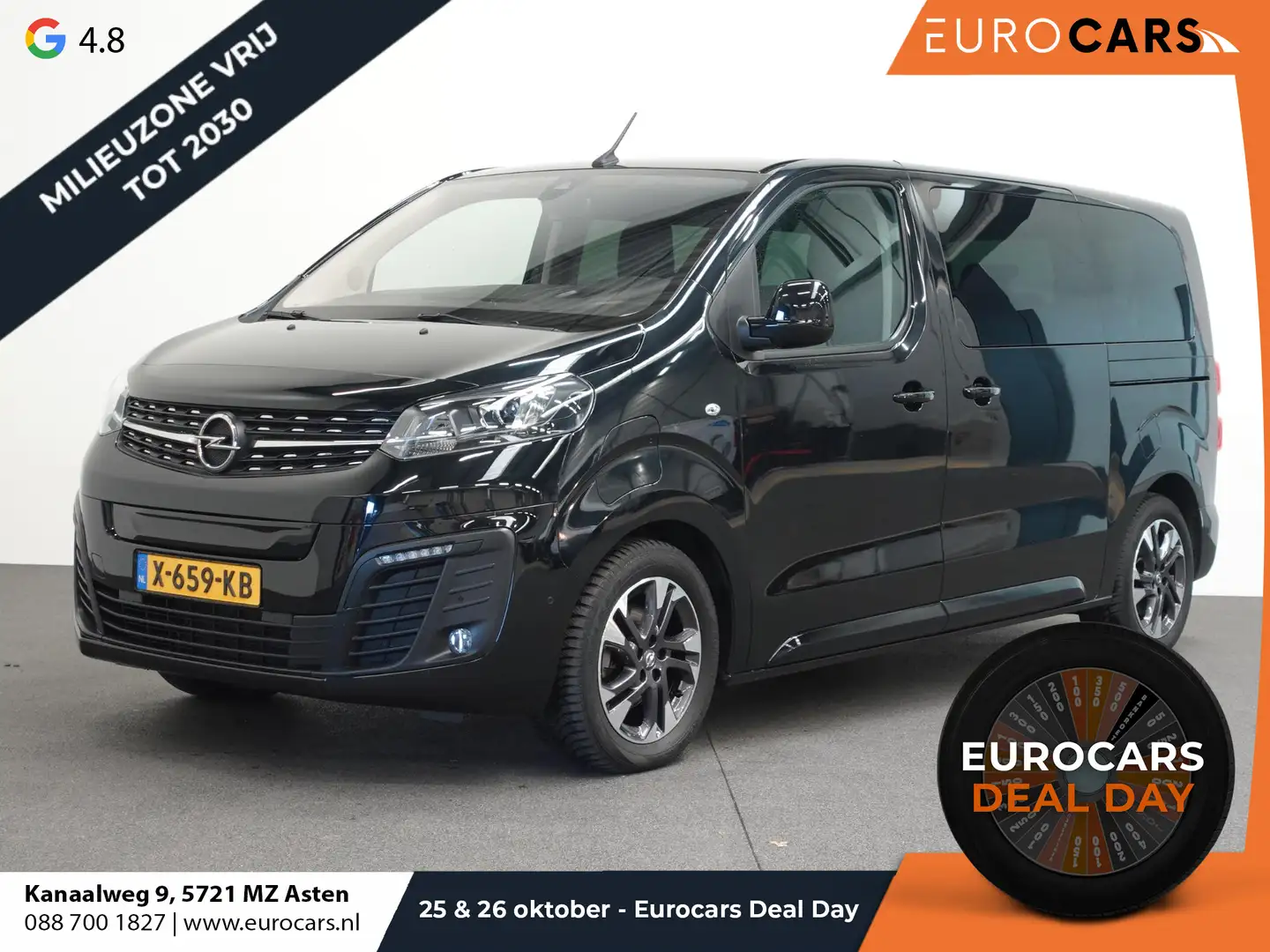 Opel Vivaro-e Combi L2H1 75 kWh e-Zafira 8 persoons  Navigatie A Noir - 1