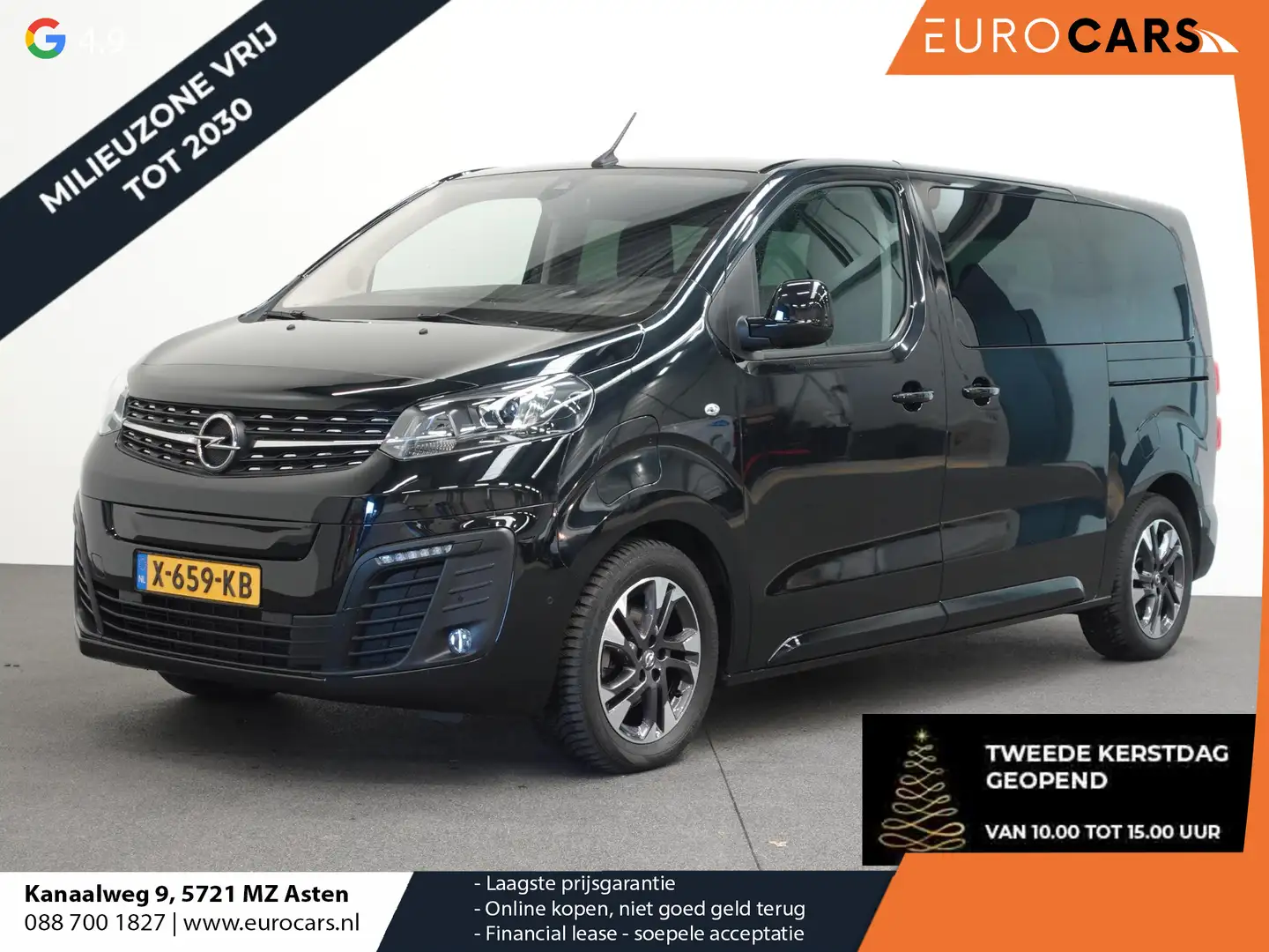 Opel Vivaro-e Combi L2H1 75 kWh e-Zafira 8 persoons Navigatie A Black - 1