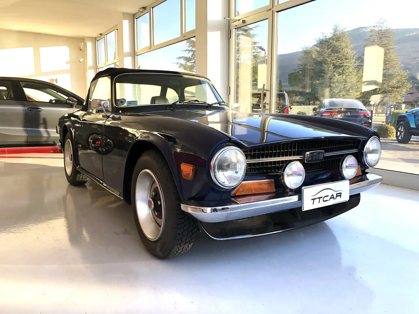 Triumph TR6 2.5 Carburatori Blauw - 2